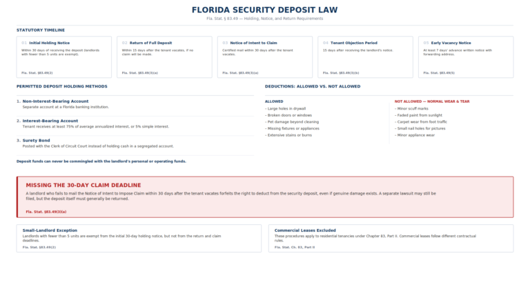 Florida Security Deposit Laws